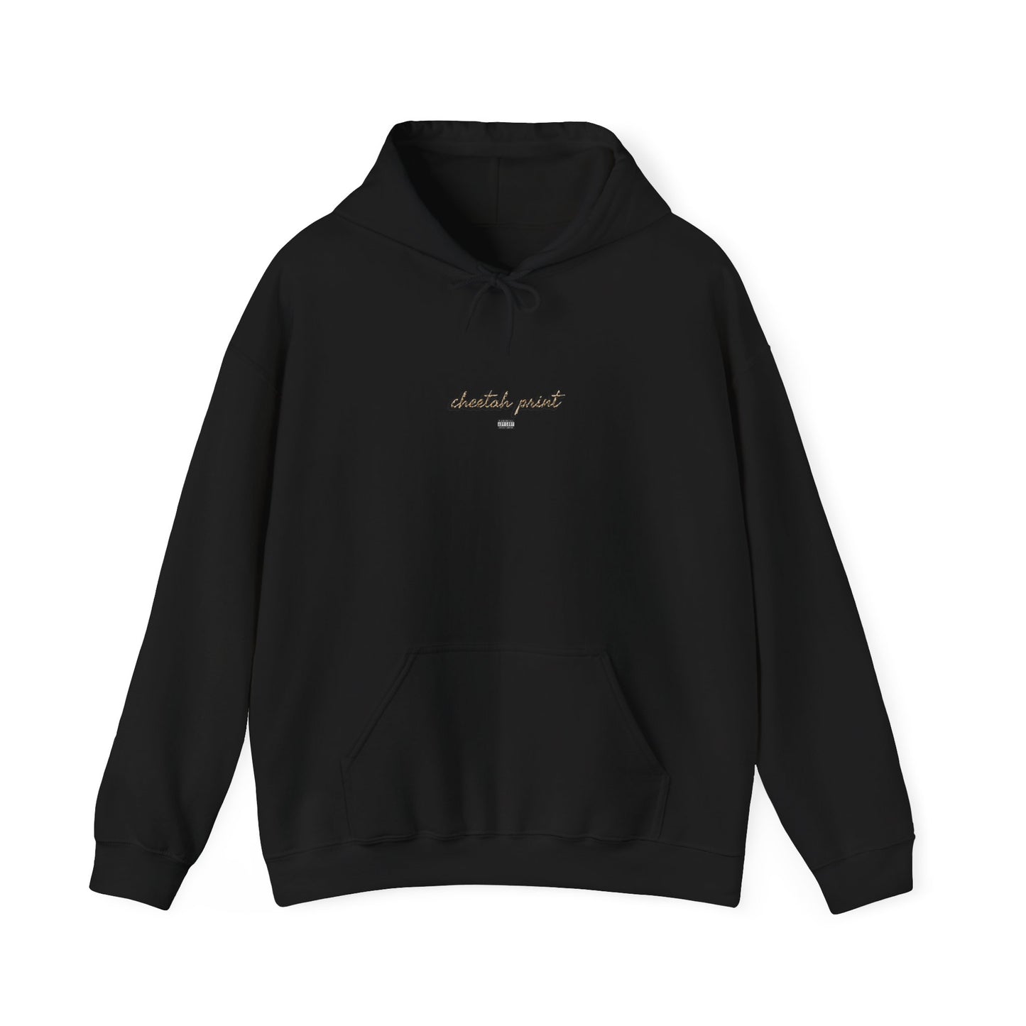 Cheetah Print Hooded Sweatshirt